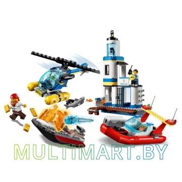 Конструктор LEGO City 60308 Операция береговой полиции и пожарных картинка 3
